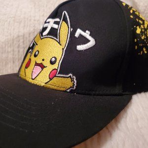 Pokemon hat pikachu adjustable snap-back. Officially licensed.